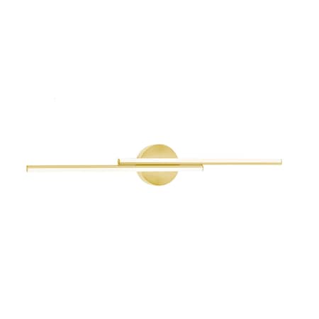 Afx Ella 24-in. LED Vanity, Satin Nickel ELAV2404L30D1SN